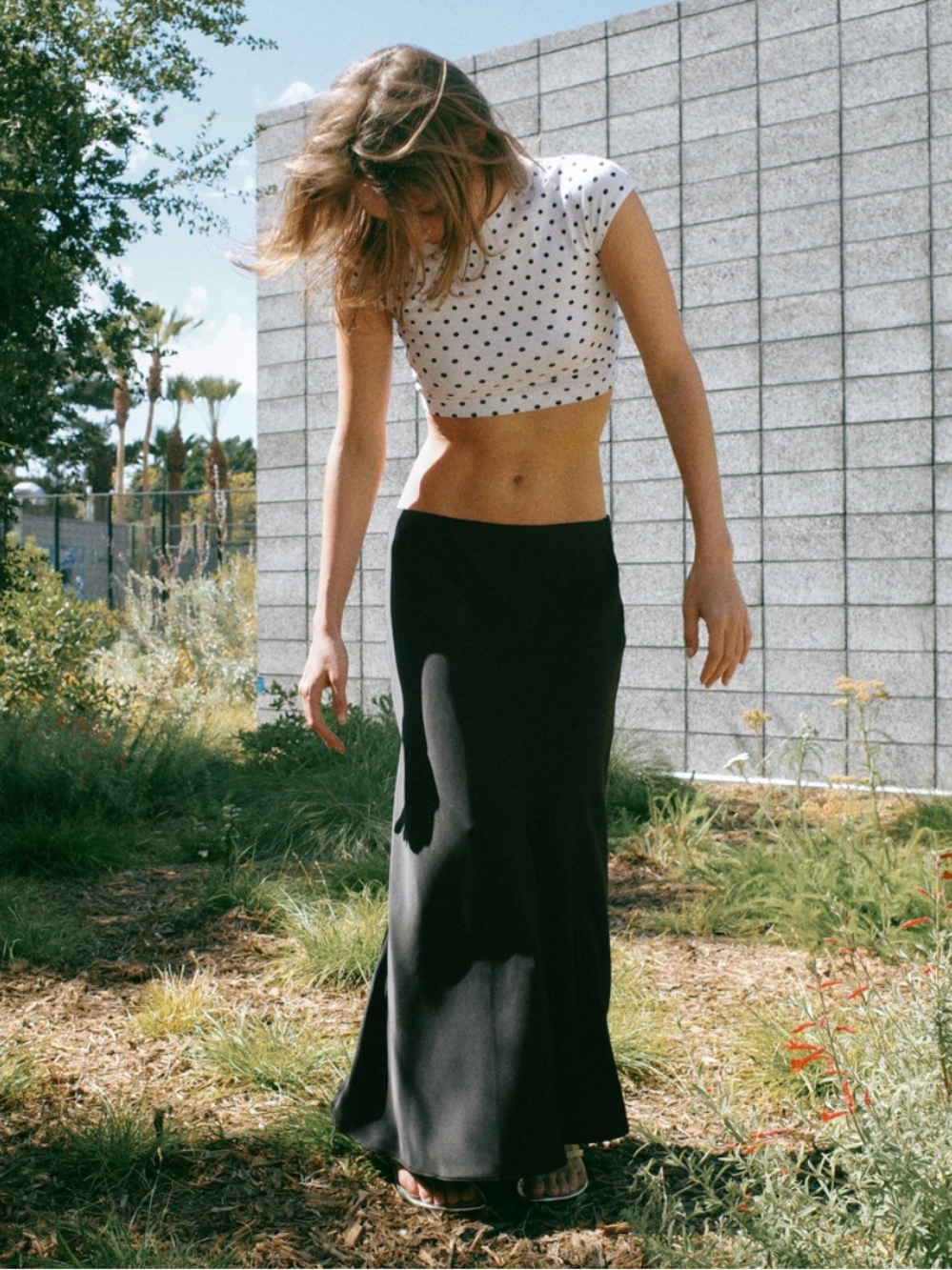 Zara Black Maxi Skirt